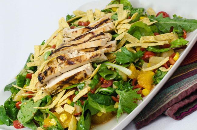 Grilled Caribbean Chicken Salad